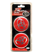 Car Emblem Badge Sticker - Toyota - 56.5mm - Red