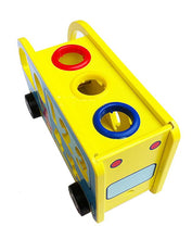 Knock The Ball Digital Bus Wooden Toys Early Learning Toy
