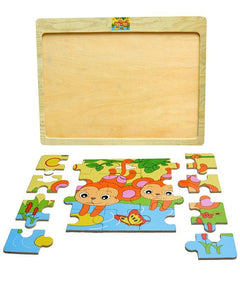 Wooden Monkeys Puzzle Board