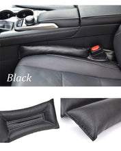 PU Leather Car Seat Gap Leakage Filler Soft Pad - BLACK