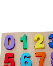 3D Number Wooden Puzzle Board Educational Learning Toy