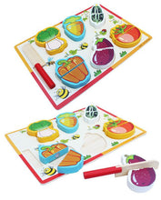 Wooden Vegetables Cutting Learning Board For Kids