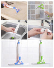 Multipurpose Shower Squeegee Mirror & Window Cleaning Wiper - Green