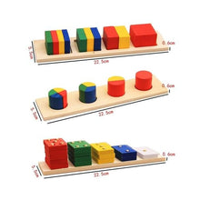 Wooden Teaching Aid Combination 8 Sections
