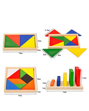 Wooden Montessori Teaching Aids 14PCS Set Educational Toy