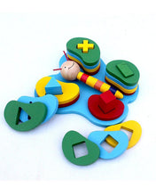Wooden Colorful Butterfly Shapes Toy