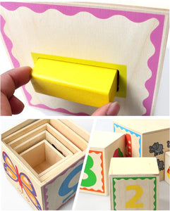 Wooden Drawing Shapes Kit Educational Toy