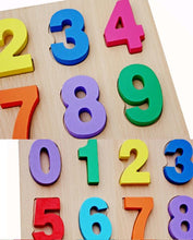 3D Number Wooden Puzzle Board Educational Learning Toy