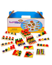 Wooden Montessori Teaching Aids 14PCS Set Educational Toy
