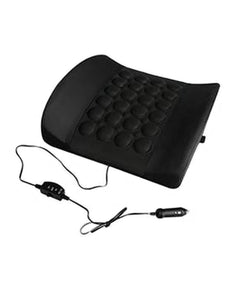 Car Back Seat Massager With Vibrater - Black