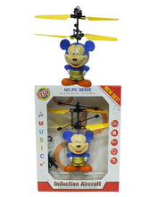 Flying Mickey Mouse Induction Toy With Lights For Kids