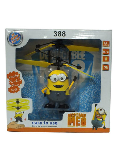 Flying Minion Induction Toy With Lights For Kids
