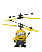 Flying Minion Induction Toy With Lights For Kids