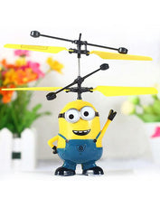 Flying Minion Induction Toy With Lights For Kids