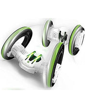 2 Rounds Stunt 360°, Roll to Walk Racing Stunt Car - White
