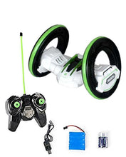 2 Rounds Stunt 360°, Roll to Walk Racing Stunt Car - White