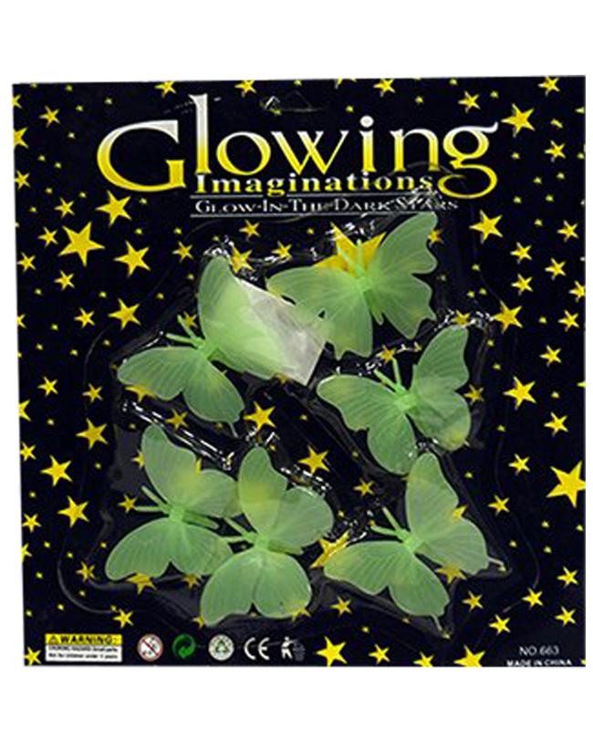 Pack of 5 Glowing Butterflies