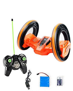 2 Rounds Stunt 360°, Roll to Walk Racing Stunt Car - Orange