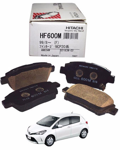 Toyota Vitz 2014 to 2018 - Disc Brake Pads Front