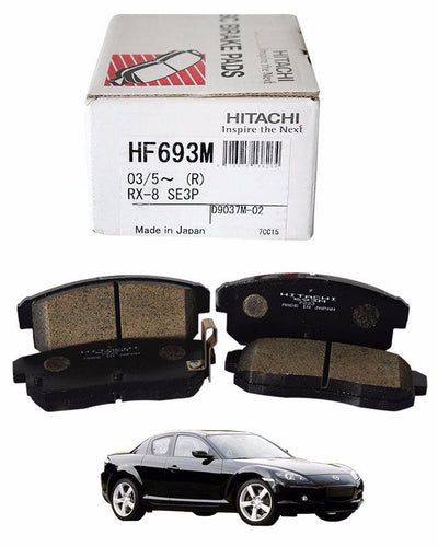Mazda RX-8 2003 to 2010 - Disc Brake Pads Rear