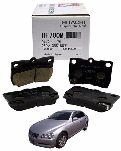 Toyota Mark X 2004 to 2009 - Disc Brake Pads Rear