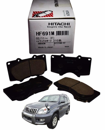 Toyota Prado 2003 to 2007 - Disc Brake Pads Front