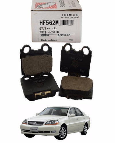 Toyota Mark 2 Grande 2000 to 2005 - Disc Brake Pads Rear