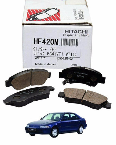 Honda Civic 1996 To 2000 - Disc Brake Pads Front - HF420M-CIVIV96-00FRONT
