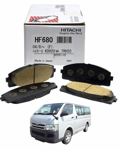 Toyota Hiace 2008 to 2017 - Disc Brake Pads Front