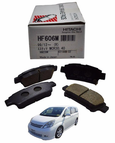 Toyota I.S.I.S 2004 to 2009 - Disc Brake Pads Rear