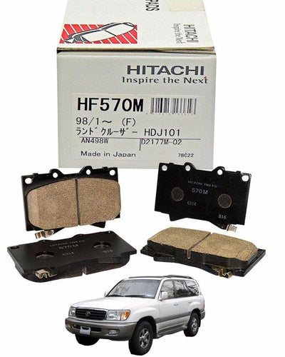 Toyota Grand Cruiser HDJ100 1998 to 2007 - Disc Brake Pads Front