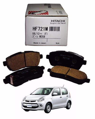 Toyota Passo(Hana Only) 2010 to 2016 - Disc Brake Pads Front