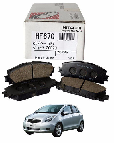 Toyota Vitz 2006 to 2013 - Disc Brake Pads Front