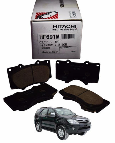Toyota Fortuner 2006 to 2018 - Disc Brake Pads Front