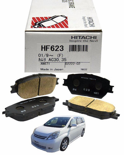 Toyota I.S.I.S 2004 to 2009 - Disc Brake Pads Front - Multicolor