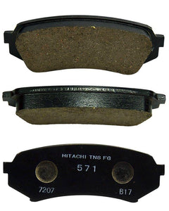 Toyota Grand Cruiser HDJ100 1998 to 2007 - Disc Brake Pads Rear