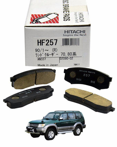 Toyota Prado 1996 to 2001 - Disc Brake Pads Rear