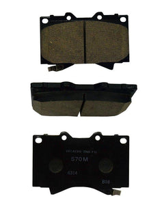 Toyota Grand Cruiser HDJ100 1998 to 2007 - Disc Brake Pads Front