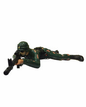 Crawling Army Soldier Battery Operated Toy With Lights & Sounds - Green