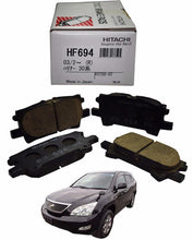 Toyota harrier MCU30 2003 to 2006 - Disc Brake Pads Rear