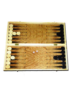 3 in 1 - Chess, Checkers & Backgammon - Black And Brown