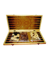 3 in 1 - Chess, Checkers & Backgammon - Black And Brown