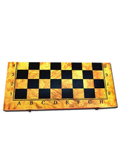 3 in 1 - Chess, Checkers & Backgammon - Black And Brown