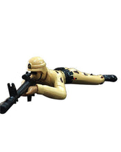 Crawling Army Soldier Battery Operated Toy With Lights & Sounds - Brown