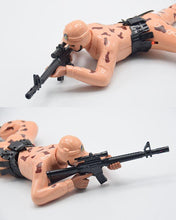 Crawling Army Soldier Battery Operated Toy With Lights & Sounds - Brown