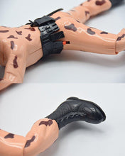 Crawling Army Soldier Battery Operated Toy With Lights & Sounds - Brown