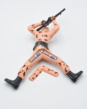 Crawling Army Soldier Battery Operated Toy With Lights & Sounds - Brown
