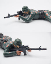 Crawling Army Soldier Battery Operated Toy With Lights & Sounds - Green