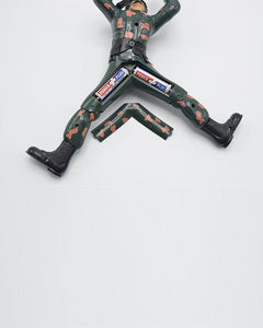 Crawling Army Soldier Battery Operated Toy With Lights & Sounds - Green