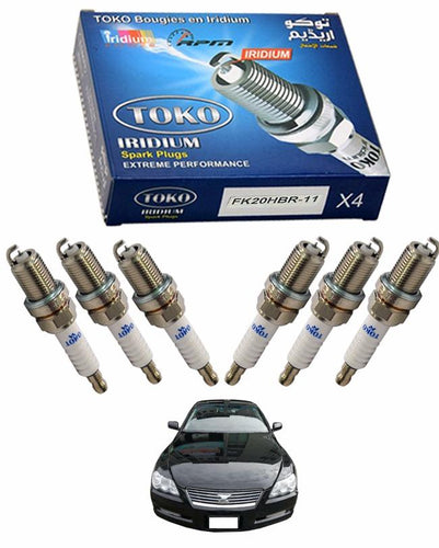 Pack of 6 - Zapple iridium High Performance Spark Plugs For Mark X